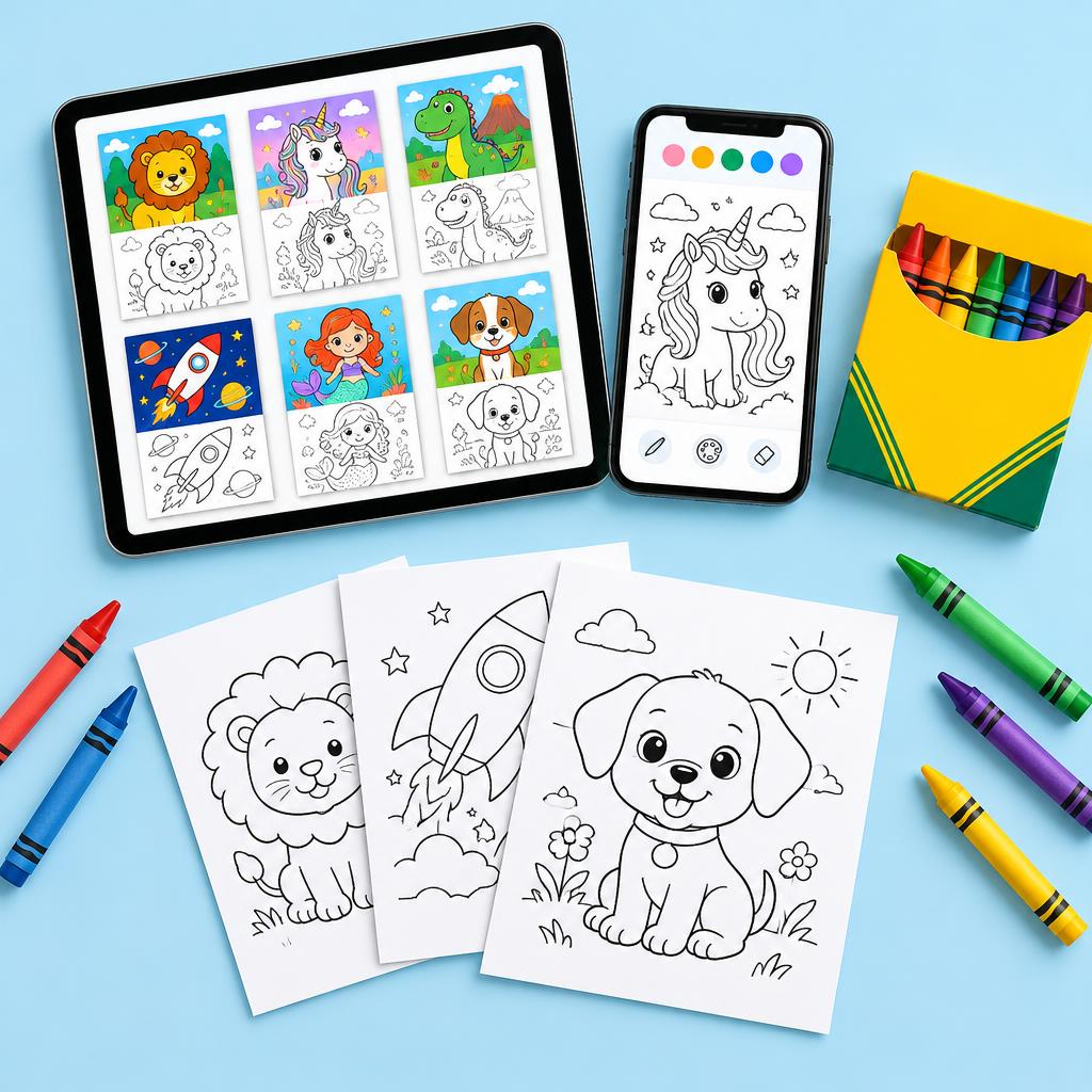 +190 libritos para colorear personalizables